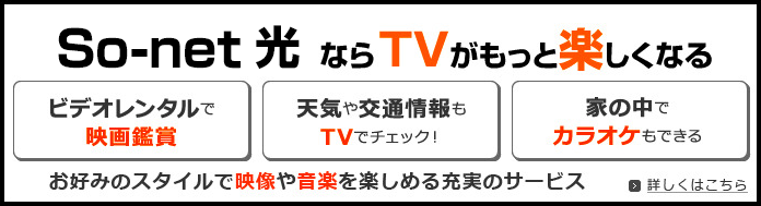 お好みのスタイルで映像や音楽を楽しめる充実のサービス