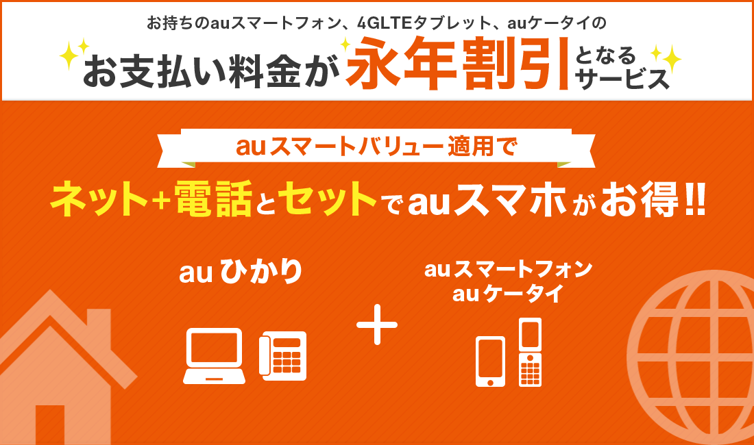 Auひかりご利用者向け Auスマートバリュー So Net