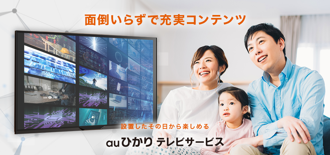 Auひかり テレビサービス So Net