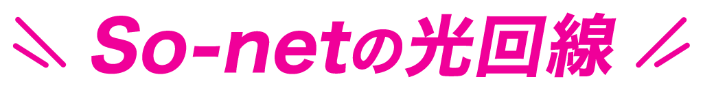 So-netの光回線
