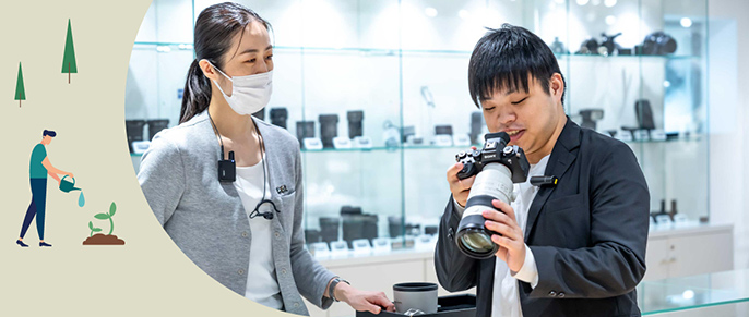 多様なお客さまに寄り添う店舗づくりへの想い。アクセシビリティを強化することで、お客さまに寄り添うストアへ