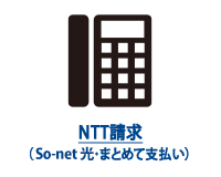 NTT請求(So-net 光・まとめて支払い)