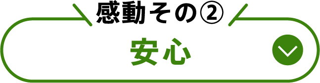 感動その②安心
