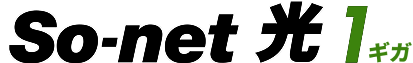 So-net 光 1ギガ