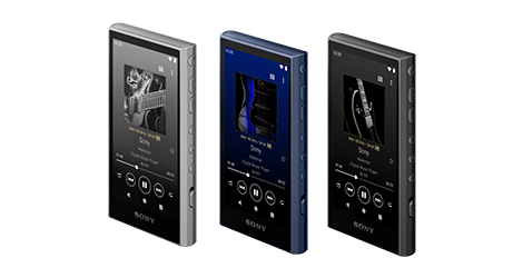 ソニー ウォークマン® NW-A300シリーズ 『NW-A307』(64GB) グレー、ブルー、ブラック